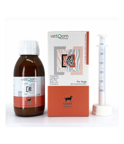 vetQom Köpek Coat Perfect – Deri ve Tüy Sağlığı – 120 ml.