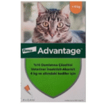Advantage Kedi Ense Damlası (<4 Kg) 4 Tüp