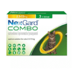 NexGard COMBO 2.5-7.5 Kg Kediler İçin Damla 1 Kutu 3 Pipet